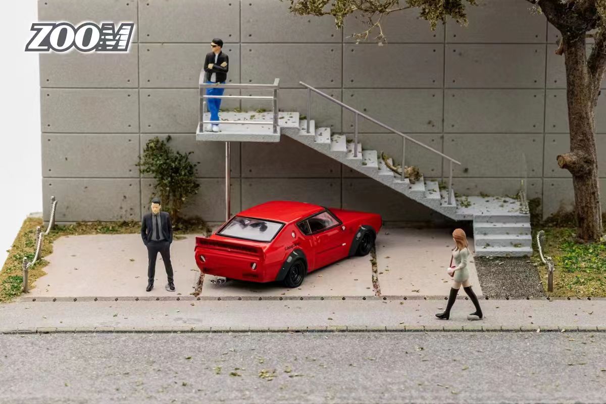 Zoom Diecast 1/64 Nissan Skyline KPGC110 - Advan Livery