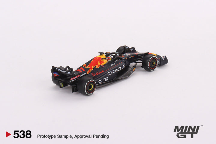 Mini GT 1/64 Oracle Red Bull Racing RB18 #11 Sergio Perez (#538) - 2022 Abu Dhabi Grand Prix 3rd Place