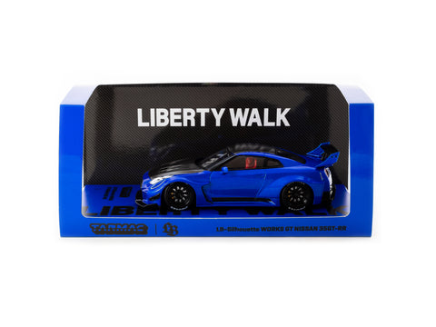 Tarmac Works 1/43 LB Silhouette Works GT Nissan 35GT-RR - Candy Blue