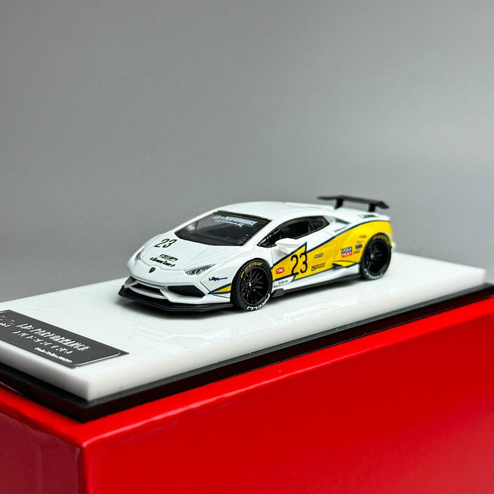 King Model 1/64 Lamborghini Huracan LBWK - Flash 23 Livery