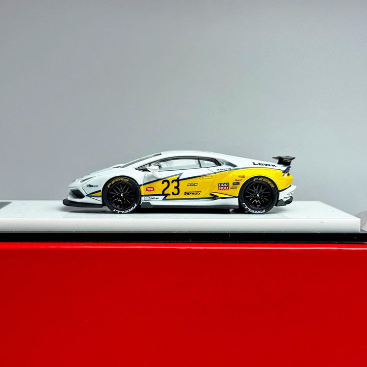 King Model 1/64 Lamborghini Huracan LBWK - Flash 23 Livery