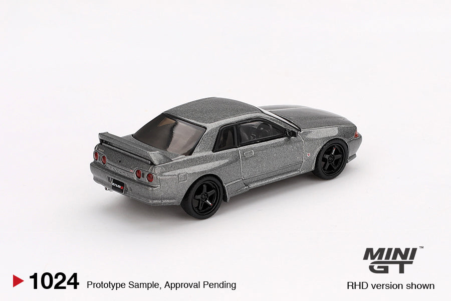 Mini GT 1/64 Nissan Skyline GT-R NISMO CRS Version (#1024) - Dark Metal Gray