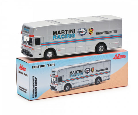 Schuco 1/64 Mercedes-Benz Transporter - Porsche Martini Racing