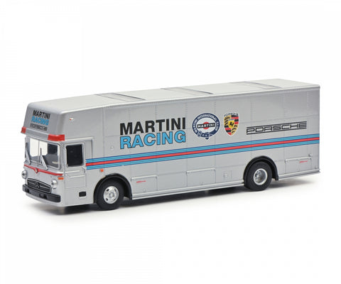 Schuco 1/64 Mercedes-Benz Transporter - Porsche Martini Racing