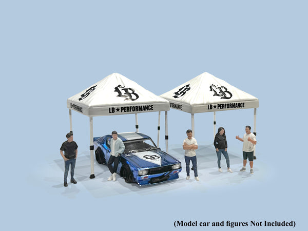 American Diorama 1/64 Liberty Walk Canopy Set
