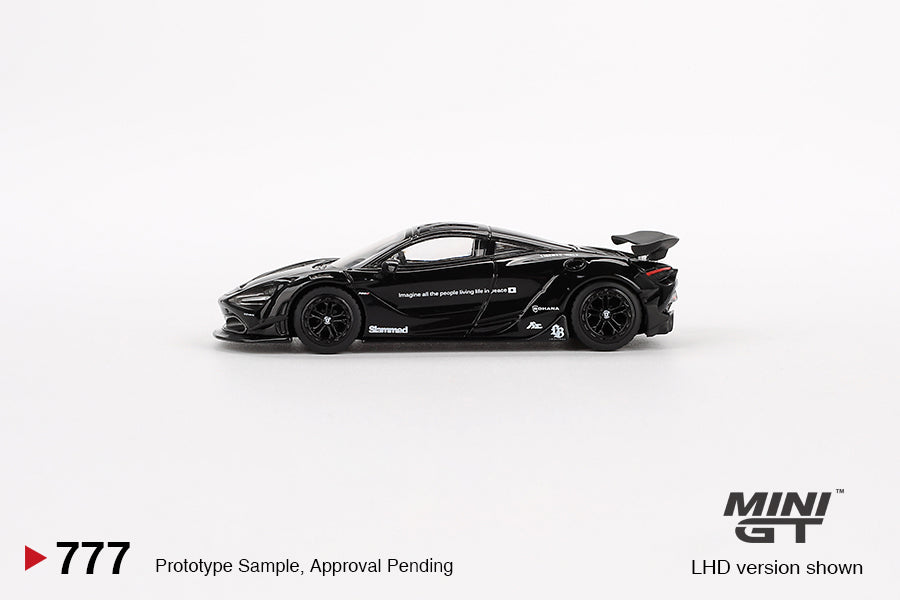 Mini GT 1/64 McLaren 720S LB★Works (#777) - Black