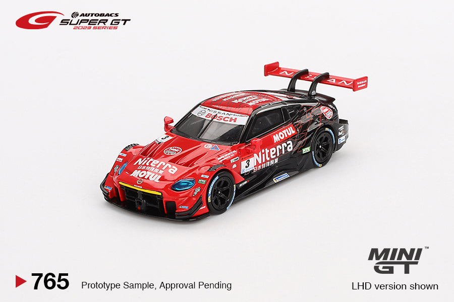 Mini GT 1/64 Nissan Z GT500 #3 (#765) - "Niterra MOTUL Z" NDDP RACING 2023 SUPER GT SERIES