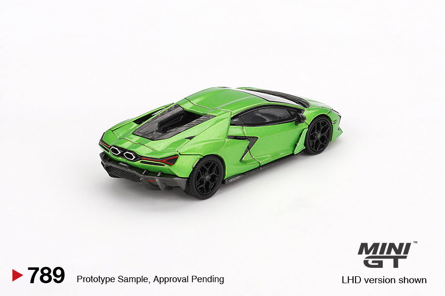 Mini GT 1/64 Lamborghini Revuelto (#789) - Verde Selvans
