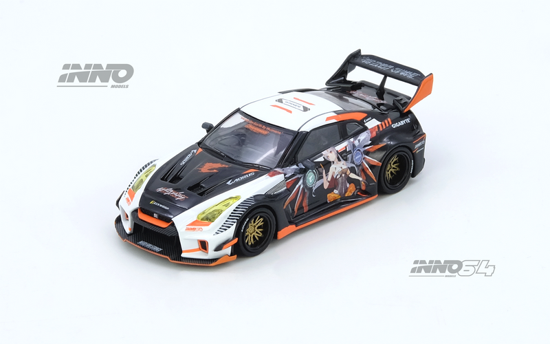 ⚠️ PRE ORDER ⚠️ Inno64 1/64 Nissan GTR (R35) Widebody - Aorus