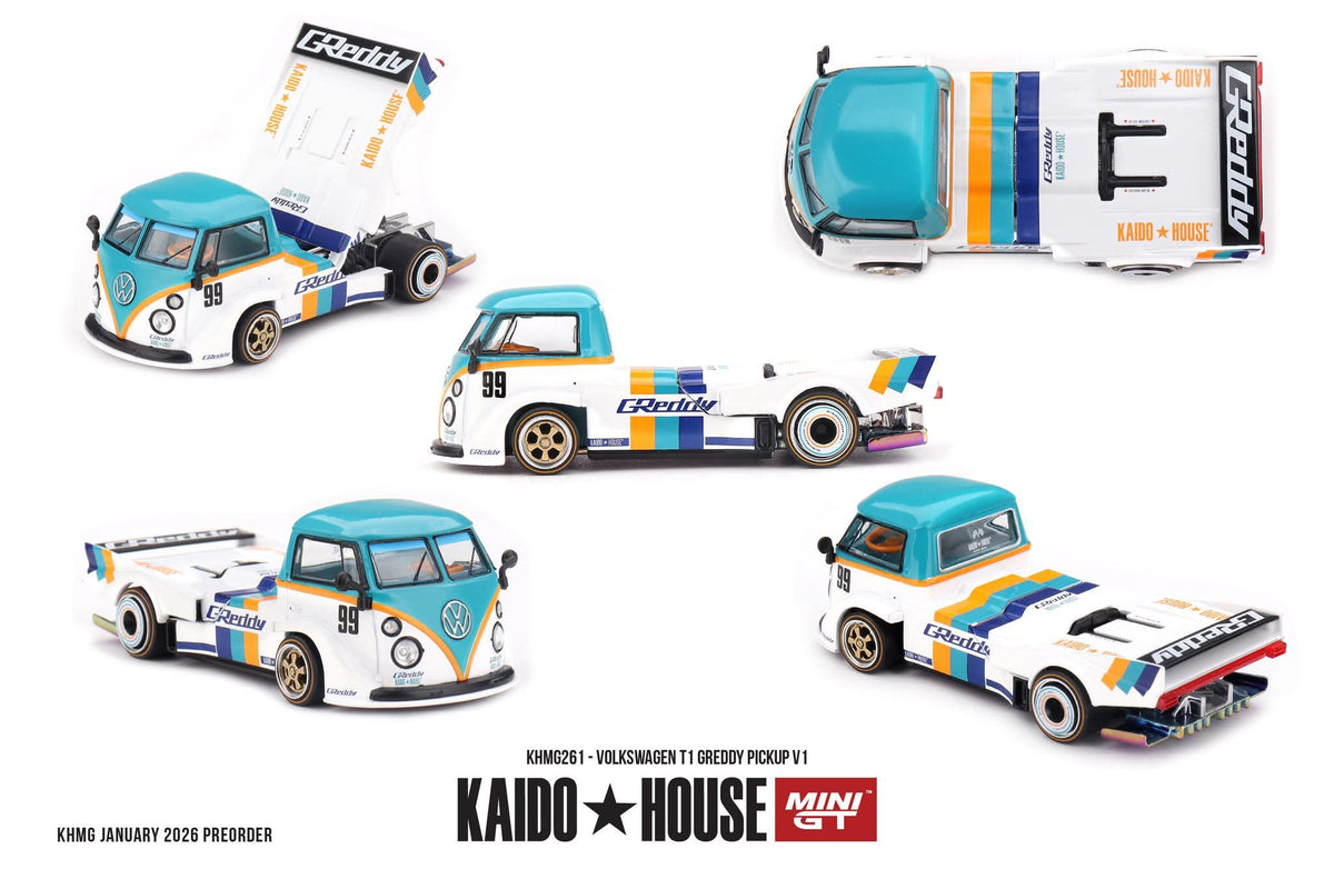 Mini GT x Kaido House 1/64 Volkswagen Type 1 - GReddy V.1