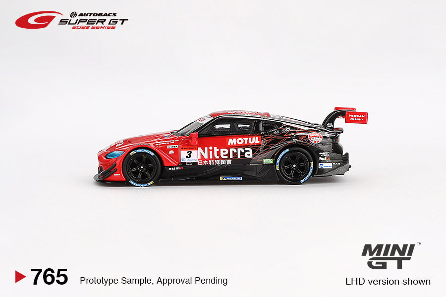 Mini GT 1/64 Nissan Z GT500 #3 (#765) - "Niterra MOTUL Z" NDDP RACING 2023 SUPER GT SERIES