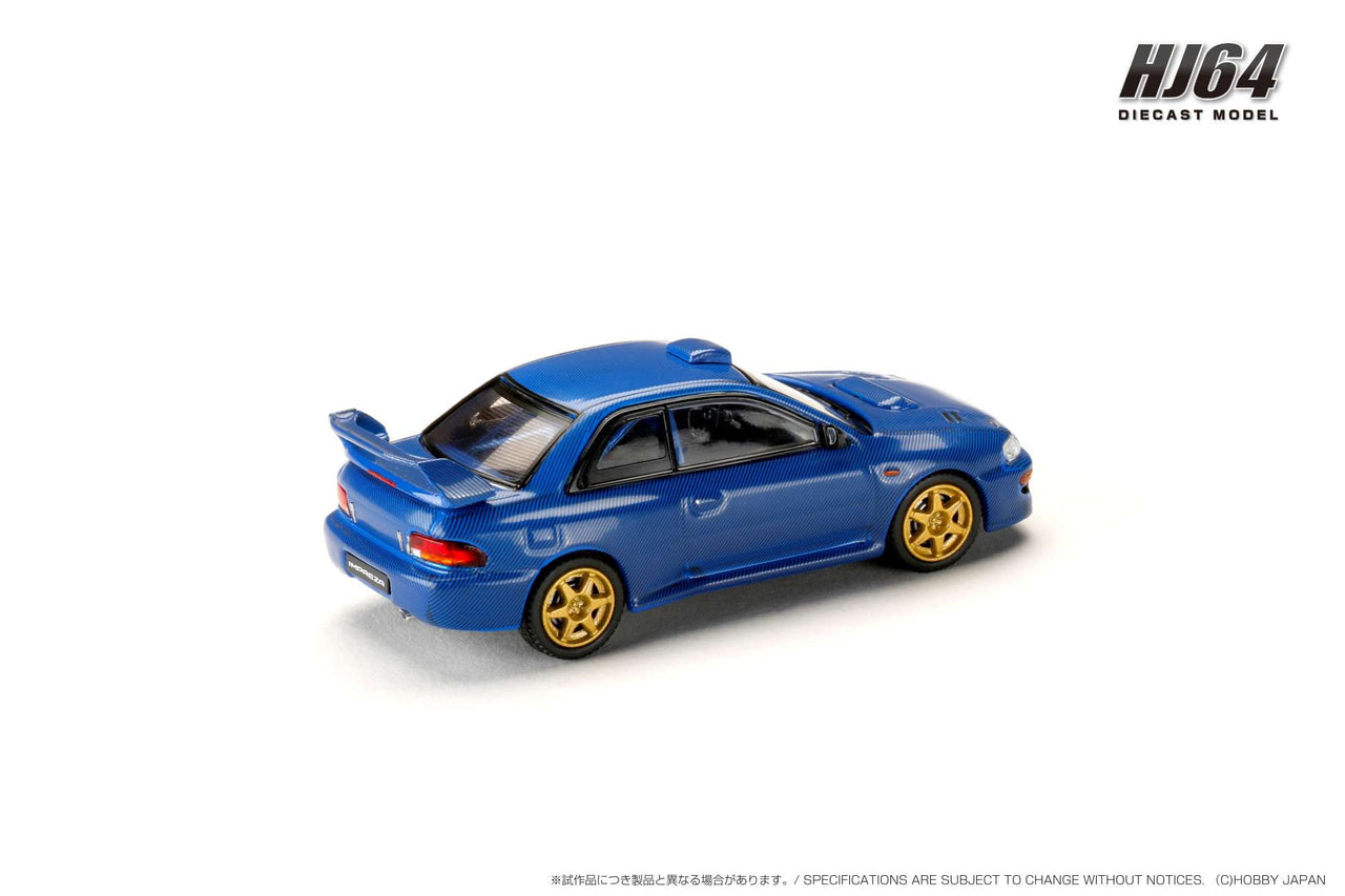 Hobby Japan 1/64 Subaru Impreza WRX 22B STI - Rally Base Blue