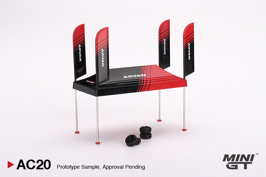 Mini GT 1/64 Advan Paddock Tent Set (#AC20)