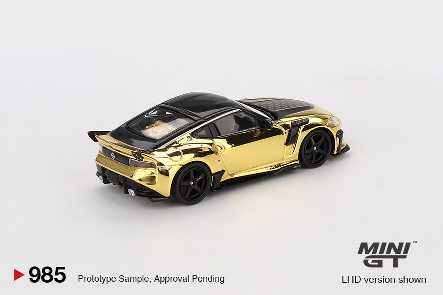 Mini GT 1/64 Nissan Z VeilSide FFZ400 (#985) - Gold Chrome