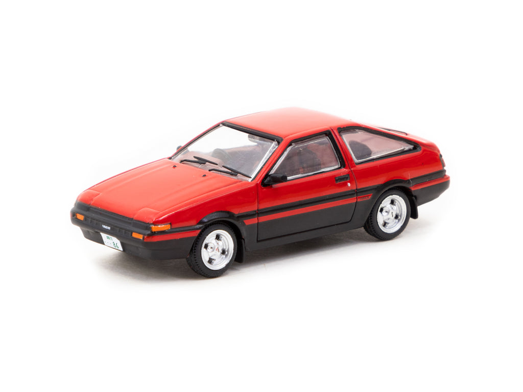 J Collection 1/64 Toyota Corolla AE86 - Red/Black
