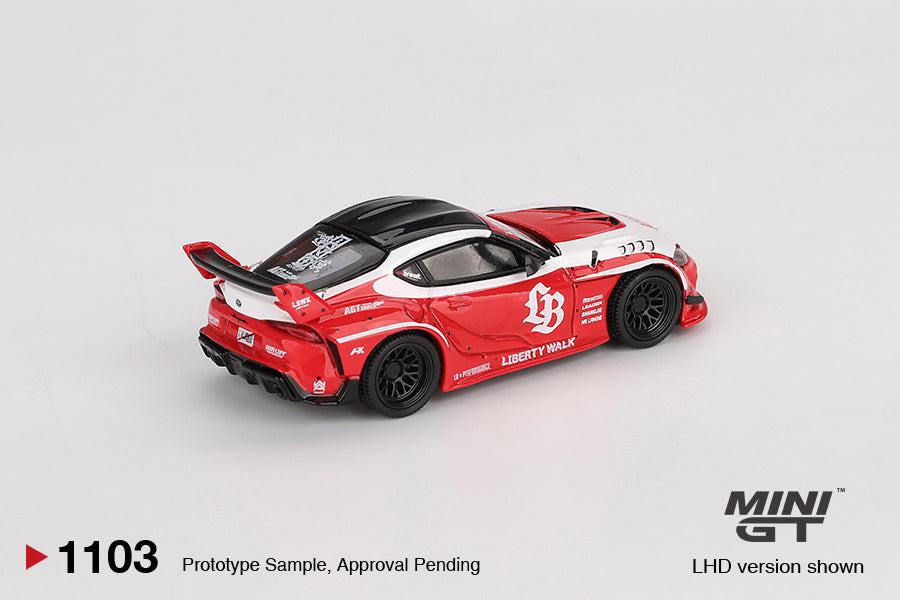 Mini GT 1/64 LB★WORKS Toyota GR Supra (#1103) - Red