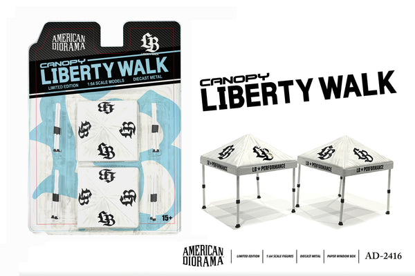 American Diorama 1/64 Liberty Walk Canopy Set