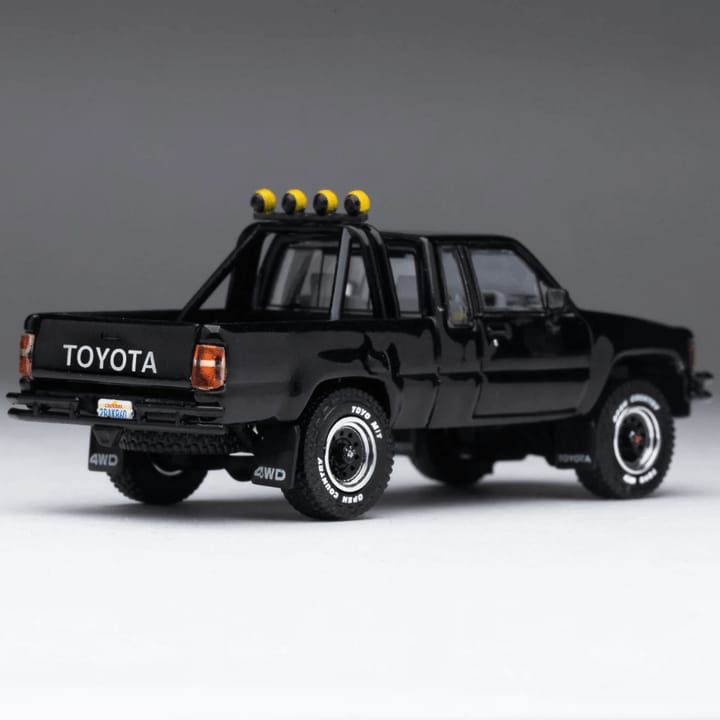 GDC 1/64 Toyota Hilux - Black (Diecast Talk Exclusive)