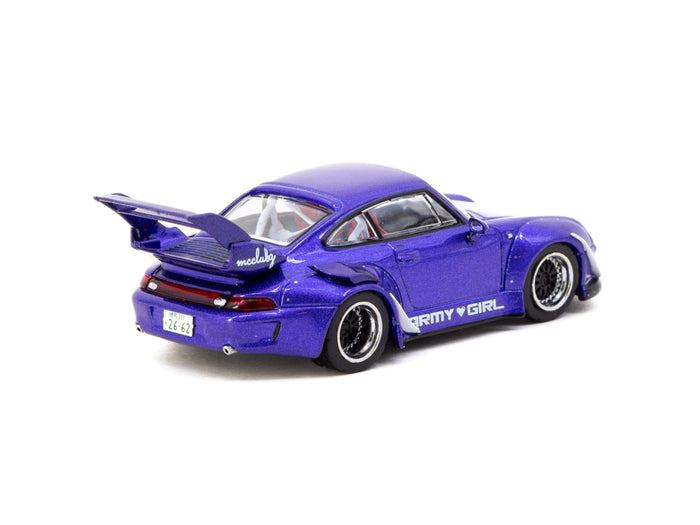 Tarmac Works 1/64 RWB 993 - Army Girl Purple