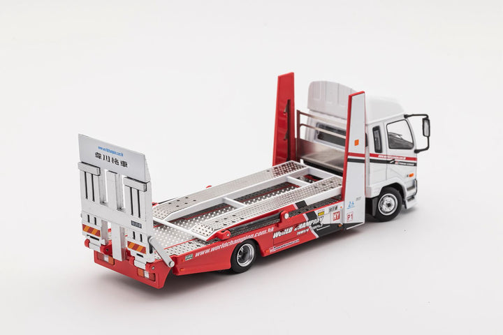 GCD Models 1/64 Mitsubishi Fuso Fighter Double Decker Tow Truck - World Champion Towing Services