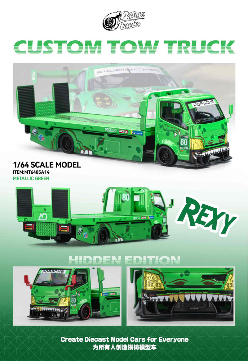 Mega Gear 1/64 Custom Tow Truck - AO Racing Rexy Livery