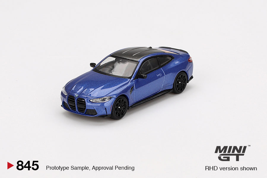 Mini GT 1/64 BMW M4 Competition (#845) - Portimao Blue