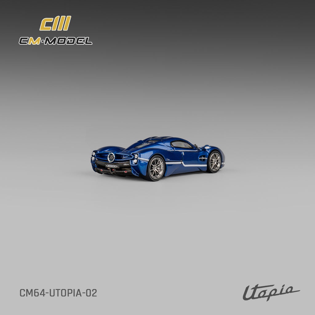 CM Model 1/64 Pagani Utopia - Metallic Blue