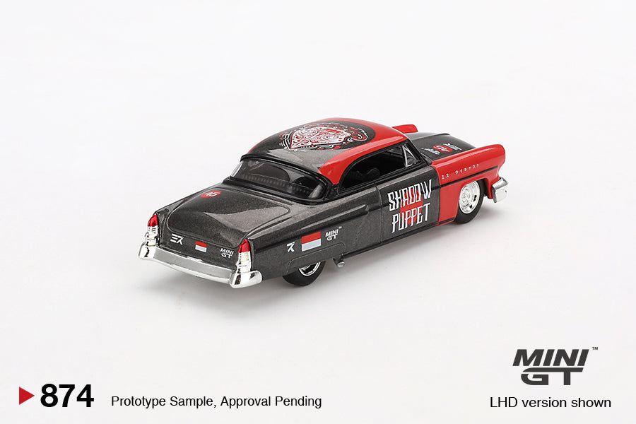 Mini GT 1/64 x Mizu Diecast Lincoln Capri Hot Rod 1954 (#874) - “Shadow Puppet” Limited Edition