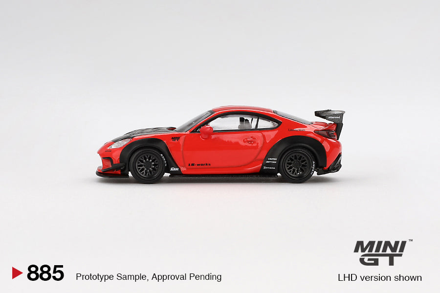 Mini GT 1/64 Toyota GR86 LB★Nation (#885) - Red