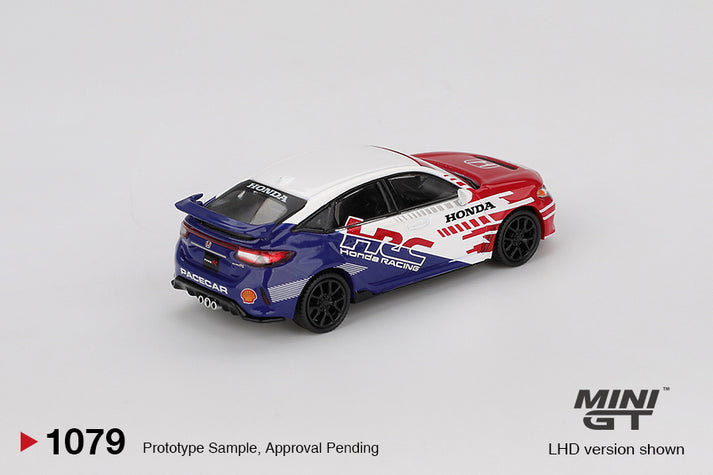 Mini GT 1/64 Honda Civic TYPE R (#1079) - 2024 Pace Car HRC