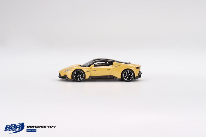 BBR 1/64 Maserati MC20 - Giallo Genio (Yellow)