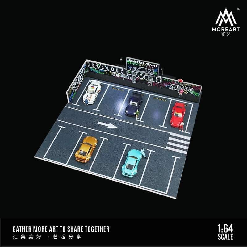 Moreart 1/64 RWB Street Scene Diorama (WORKING LED LIGHTS)