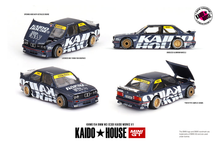 Mini GT x Kaido House 1/64 BMW M3 (E30) - Kaido Works V.1