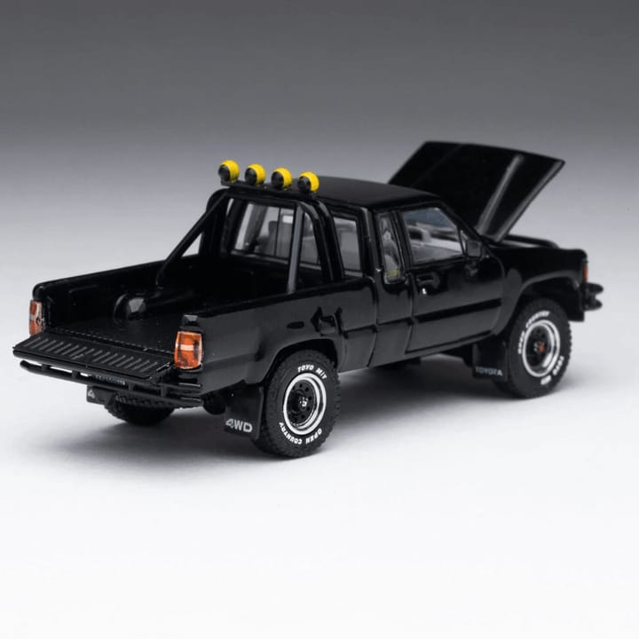 GDC 1/64 Toyota Hilux - Black (Diecast Talk Exclusive)