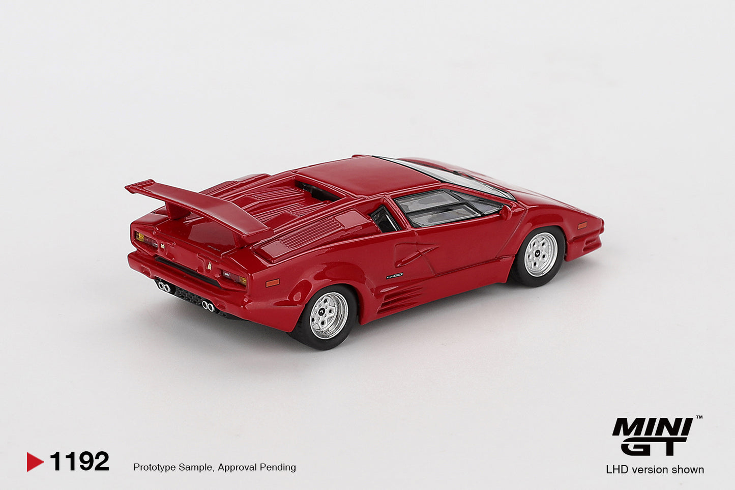 Mini GT 1/64 Lamborghini Countach 25th Anniversary (#1192) - Red