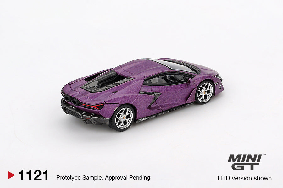Mini GT 1/64 Lamborghini Revuelto (#1121) - Viola 30th Matte