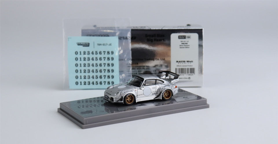 Tarmac Works 1/64 RWB 993 Silver Phantom - CLDC Exclusive Edition