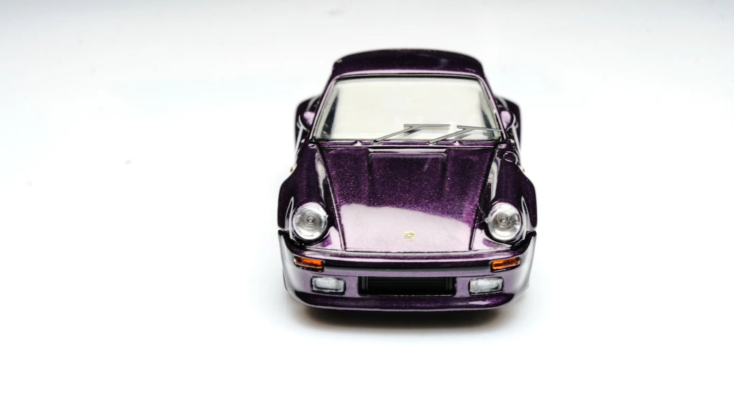 Briscale Micro 1/64 Porsche 911 (930) Blackbird - Purple