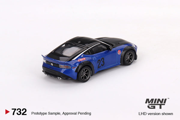 Mini GT 1/64 Nissan Z LB★NATION WORKS (#732) - Seiran Blue