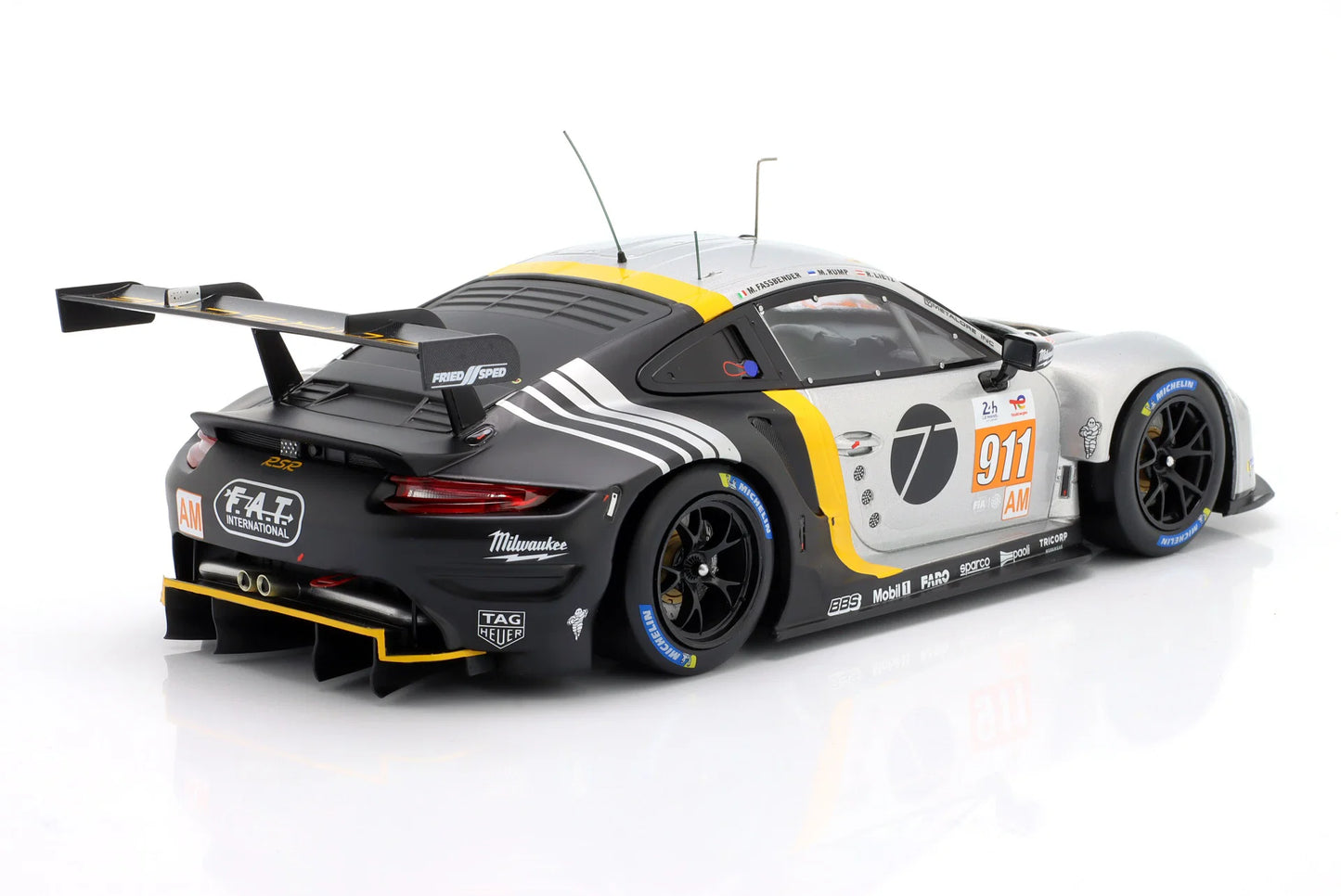 IXO 1/18 Porsche 911 RSR-19 #911 - 24h LeMans 2023 Proton Competition