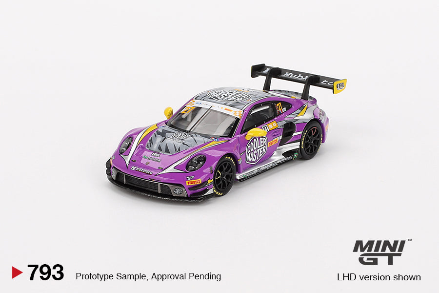 Mini GT 1/64 Porsche 911 GT3 R #27 (#793) - HubAuto Racing 2023 FIA GT World Cup 70th Macau Grand Prix