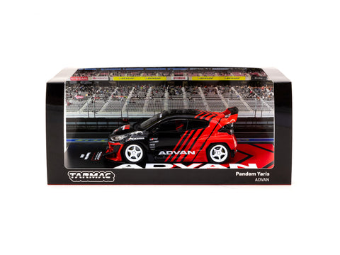 Tarmac Works 1/43 Pandem Toyota GR Yaris Drift - Advan Livery