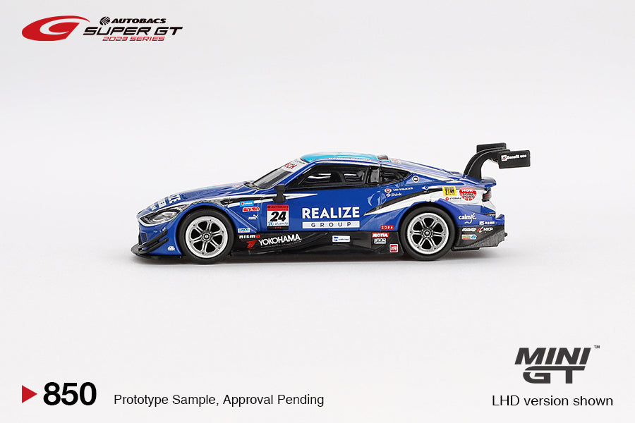 Mini GT 1/64 Nissan Z GT500 (#850) - "REALIZE CORPORTATION ADVAN Z" KONDO RACING 2023 SUPER GT SERIES