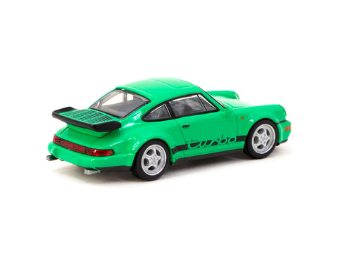 Tarmac Works X Schuco 1/64 Porsche 911 Turbo - Green