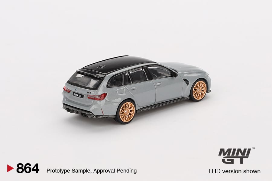 Mini GT 1/64 BMW M3 Competition Touring (#864) - Brooklyn Grey
