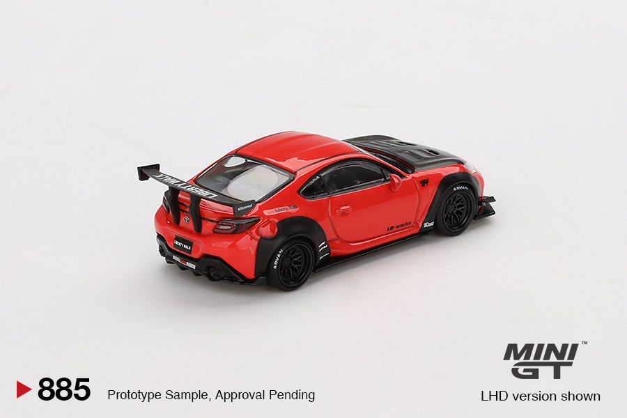 Mini GT 1/64 Toyota GR86 LB★Nation (#885) - Red