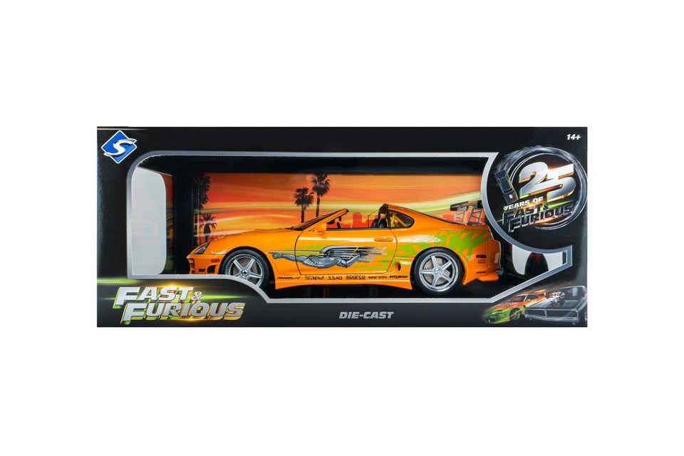 ⚠️ PRE ORDER ⚠️Solido 1/18 Toyota Supra (A80) "Brian's Supra" - The Fast & The Furious