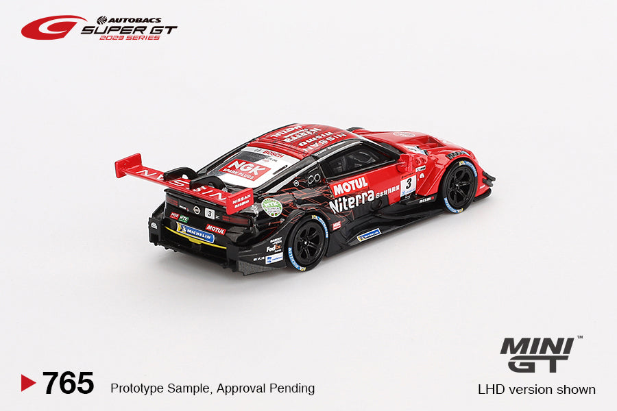 Mini GT 1/64 Nissan Z GT500 #3 (#765) - "Niterra MOTUL Z" NDDP RACING 2023 SUPER GT SERIES
