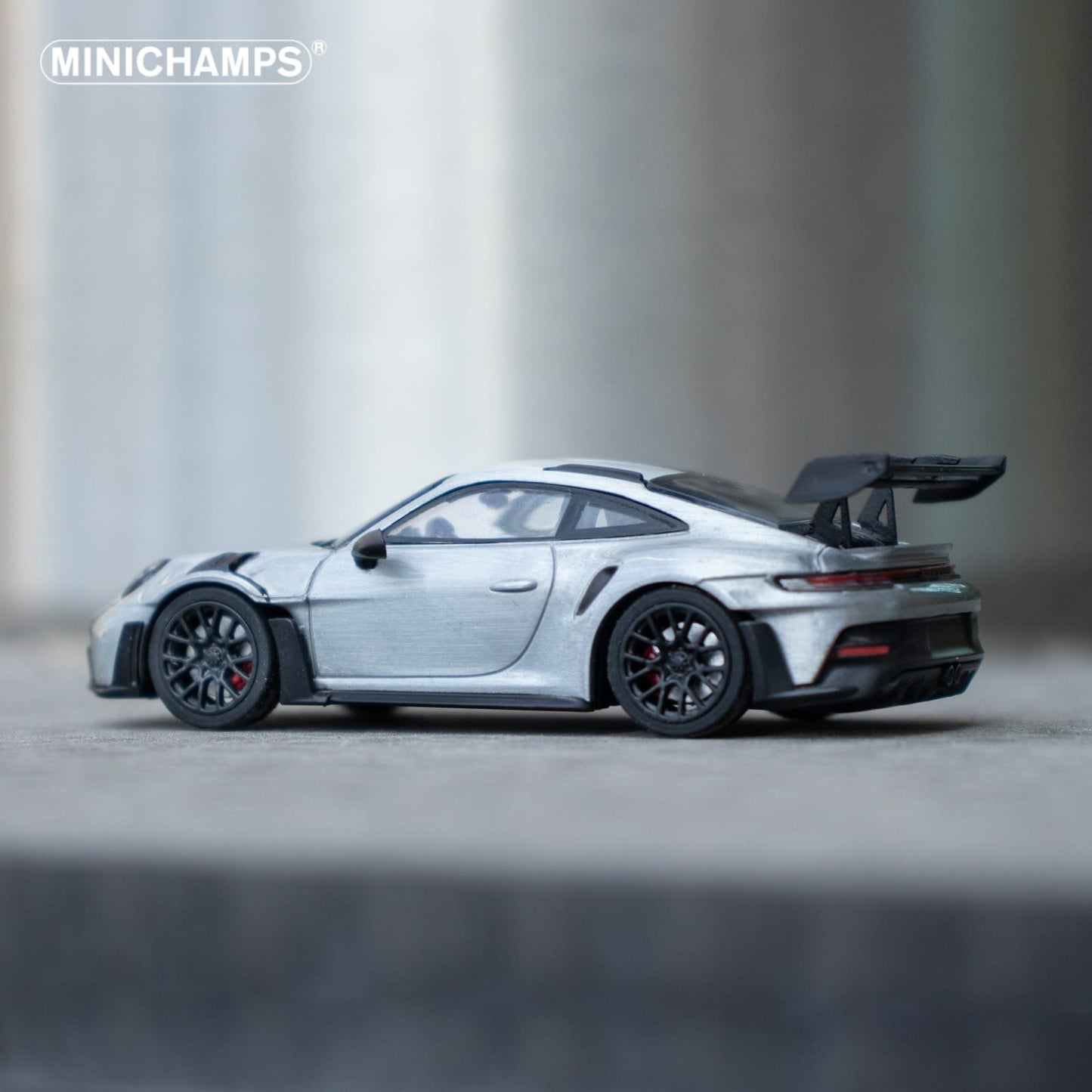Minichamps 1/64 Porsche 911 GT3 RS - Raw Metal CLDC Special Edition (English Version)