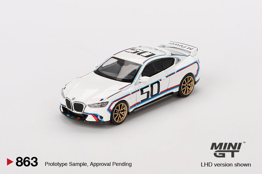 Mini GT 1/64 BMW 3.0 CSL (#863) - White